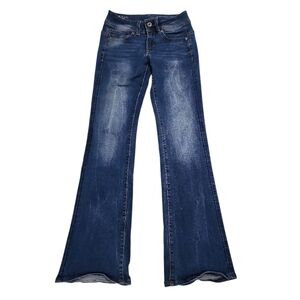 G-Star Raw Midge Bootcut Jeans Size 27  Dark Wash Streetwear Quality Denim